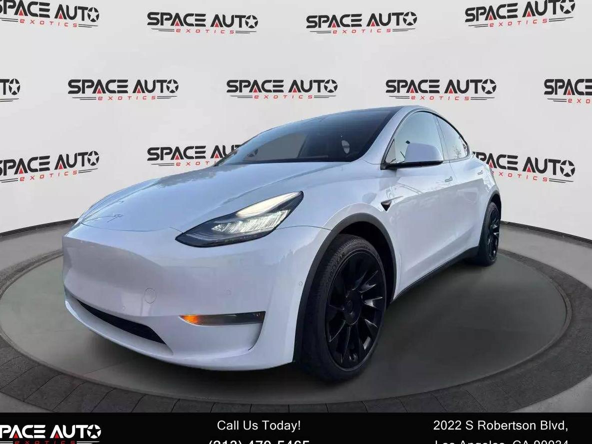 TESLA MODEL Y 2021 5YJYGDEE9MF060408 image